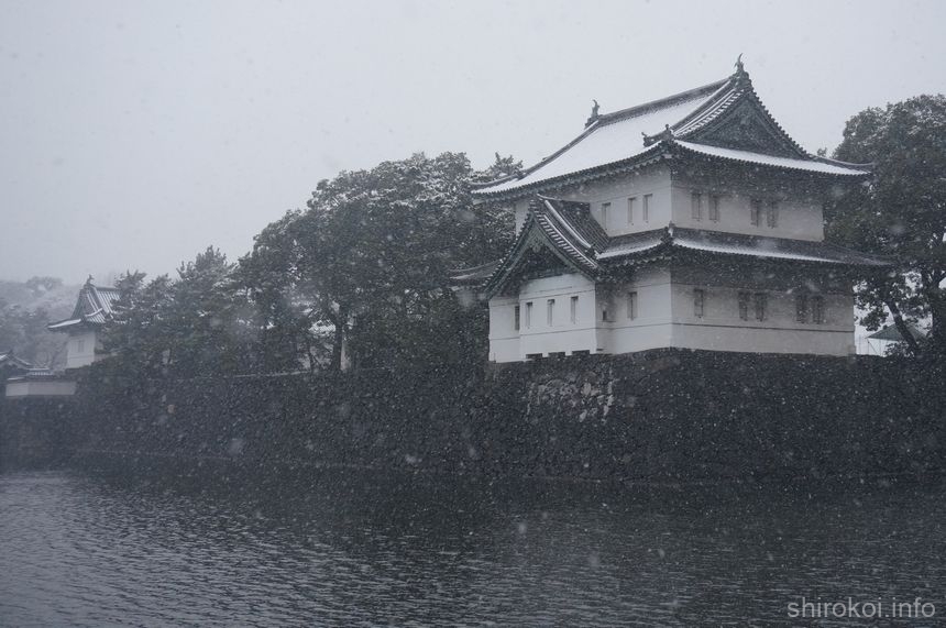 雪の江戸城　巽櫓