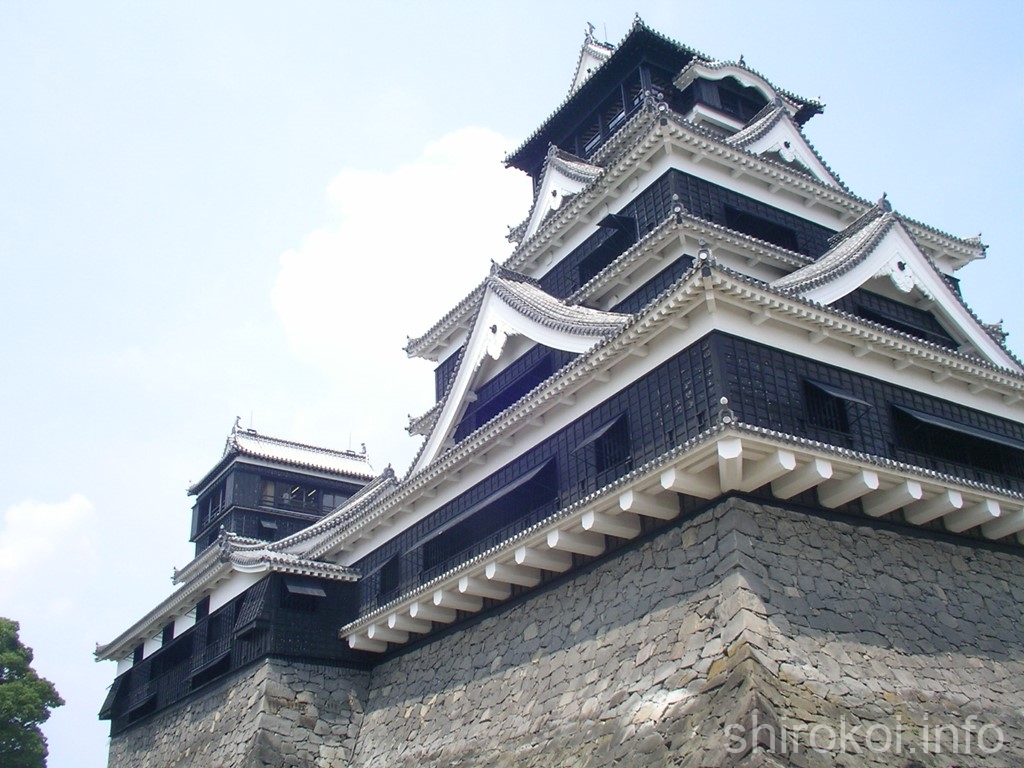 2009年の熊本城天守