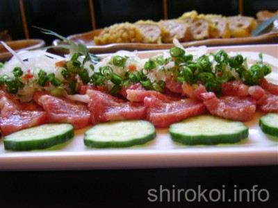 熊本名物の馬刺し ダイニング和ya 熊本名物の馬刺し